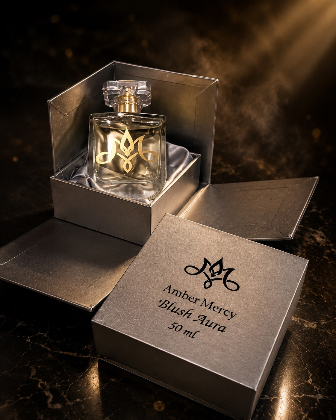 Amber Mercy Blush Aura Perfume 50ml - Elegant Luxury Fragrance for Everyday & Special Occasion Wear
