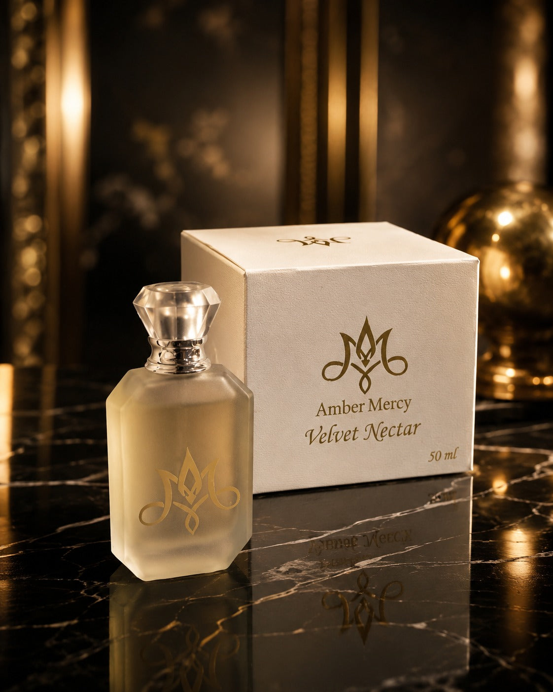 Amber Mercy Velvet Nectar Perfume 50ml - Luxury Elegant Fragrance for Daily Wear & Gifting