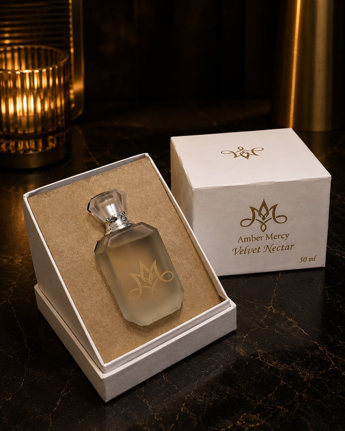 Amber Mercy Velvet Nectar Perfume 50ml - Luxury Elegant Fragrance for Daily Wear & Gifting