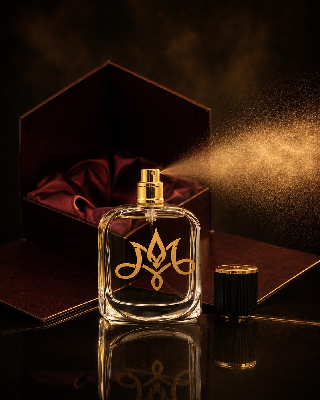Image of Amber Mercy Nocturne Silk Perfume 50ml - Luxury Elegant Fragrance in Premium Gift Box
